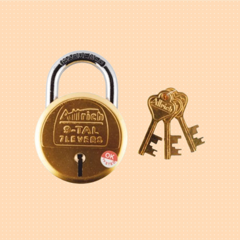 9 TAL BRASS Padlock All Rich