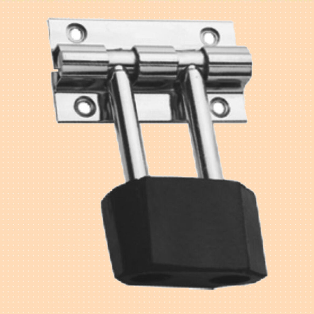 Stainless Steel Double Round Door Stopper All Rich