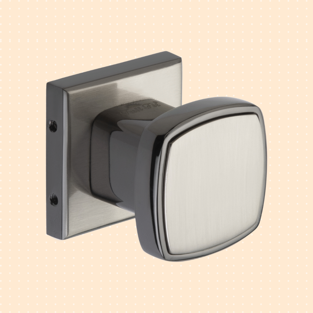 Elan Mortise handle black silver