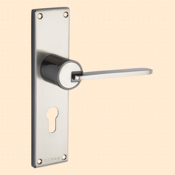 Vesta Mortise handle Black Silver