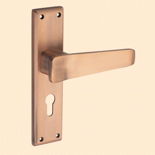 krysta mortise handle copper antique