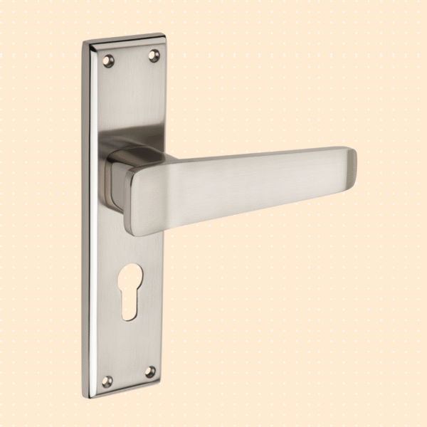 krysta mortise handle nikel silver